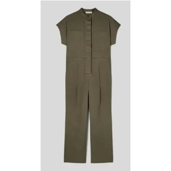Everlane The Easy Workwear Jumpsuit in Olive Size Medium - Picture 2 of 9